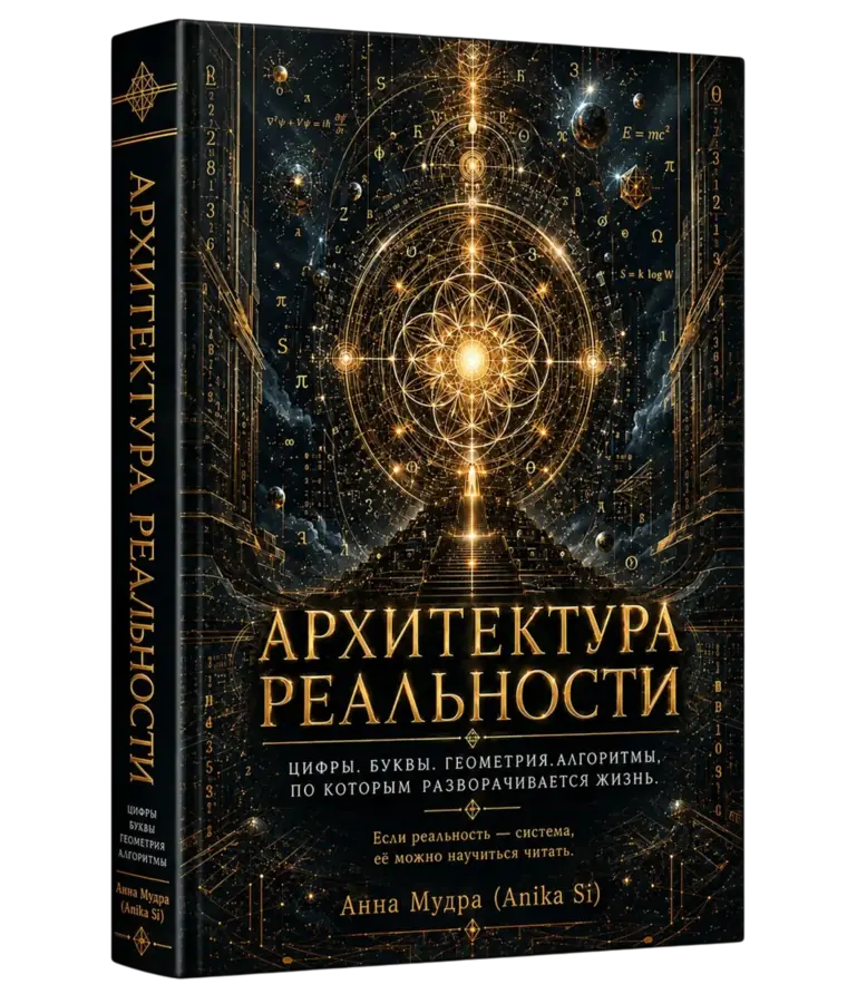 Обложка книги «Архитектура Реальности» Анны Мудра
